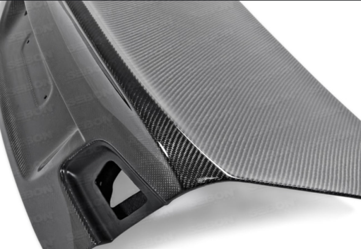 Seibon 07-13 BMW E92 CSL Style Carbon Fiber Trunk - seiTL0708BMWE922D-C