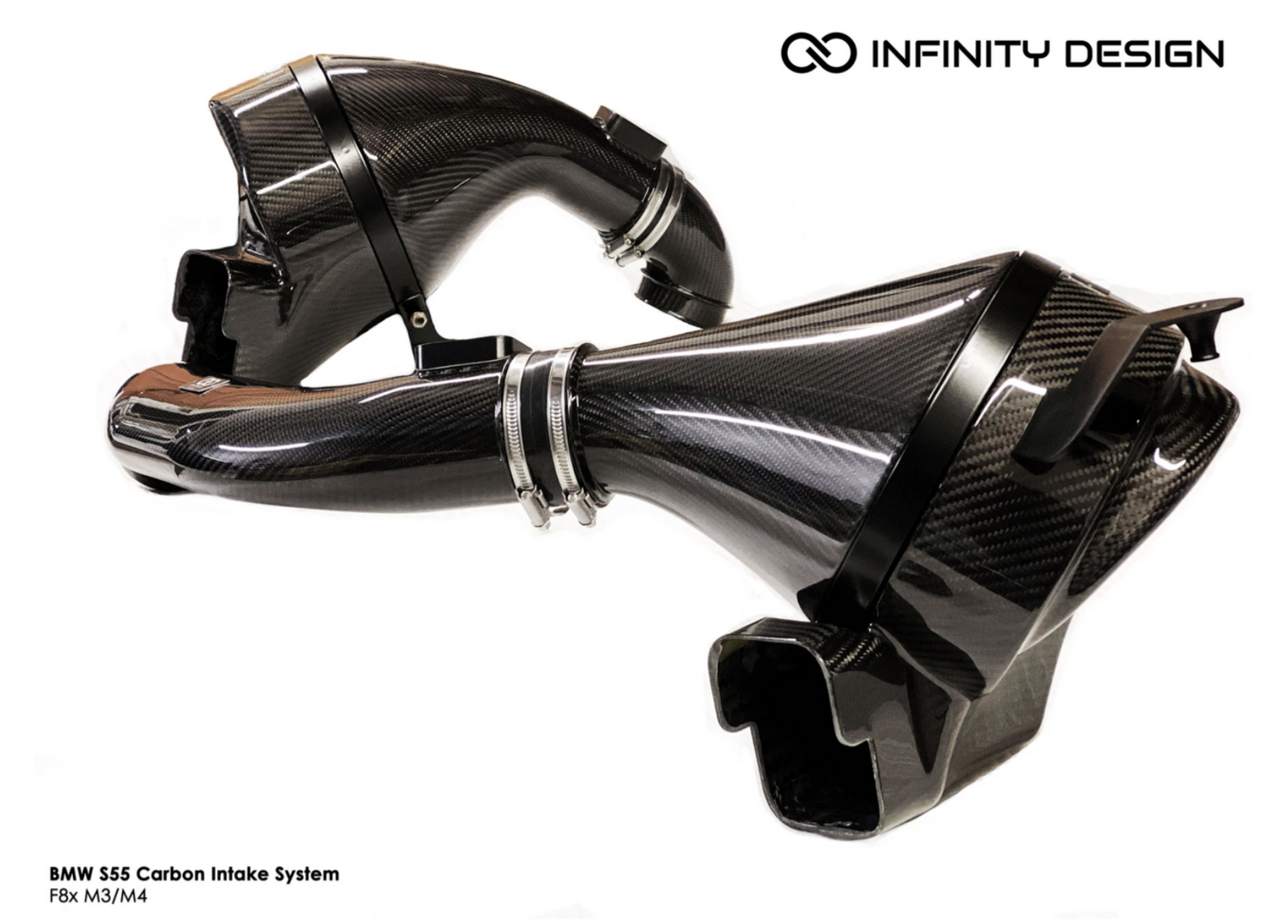 Infinity Designs BMW S55 Carbon Intake System - F80 M3/F82 M4